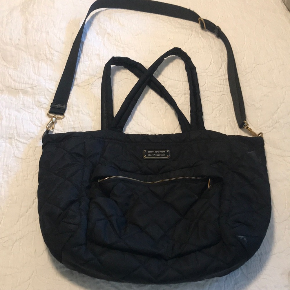 Marc Jacobs quilted nylon diaper bag